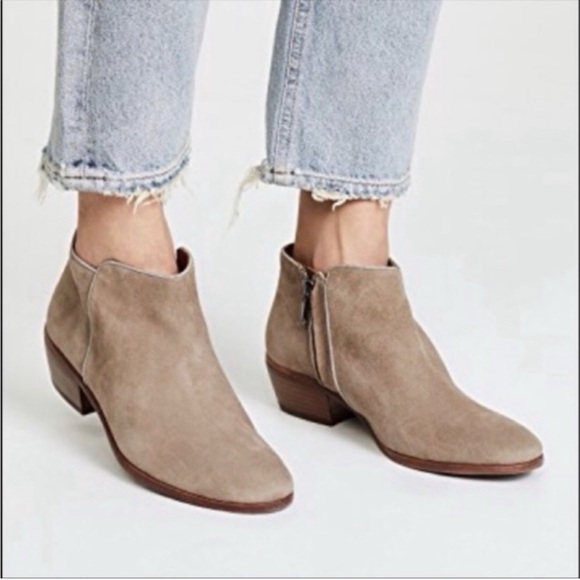 Sam Edelman Shoes - Sam Edelman Petty Ankle Boots Size 8.5 Suede‎ Leather Booties Everyday Wear
